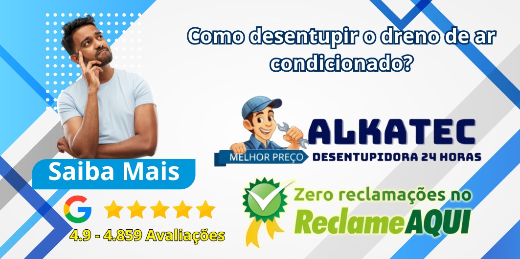Desentupimento de dreno