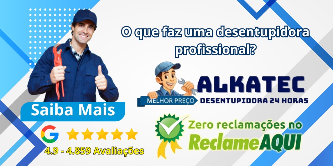 Serviço de desentupimento